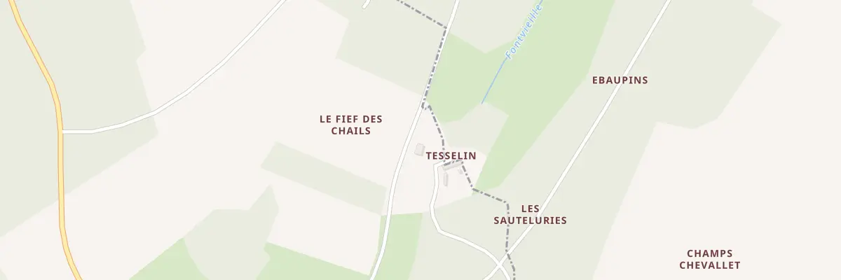 Plan du 2 Tesselin à Grandjean