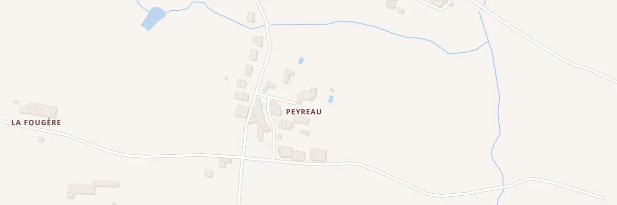 Plan du 279 Peyreau à Cars