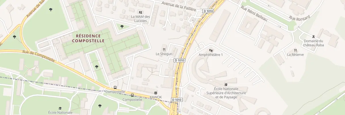 Plan du 753 Crs de la Libération à Pessac