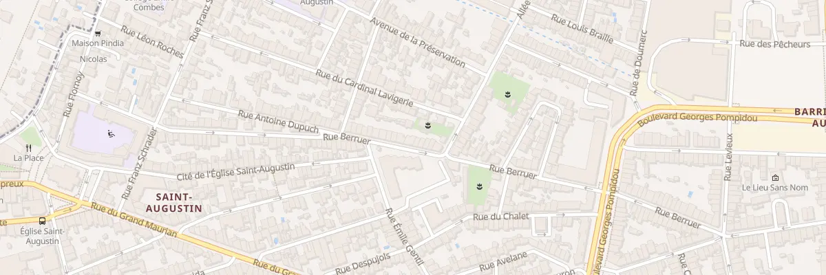 Plan du 123 Rue Berruer à Bordeaux