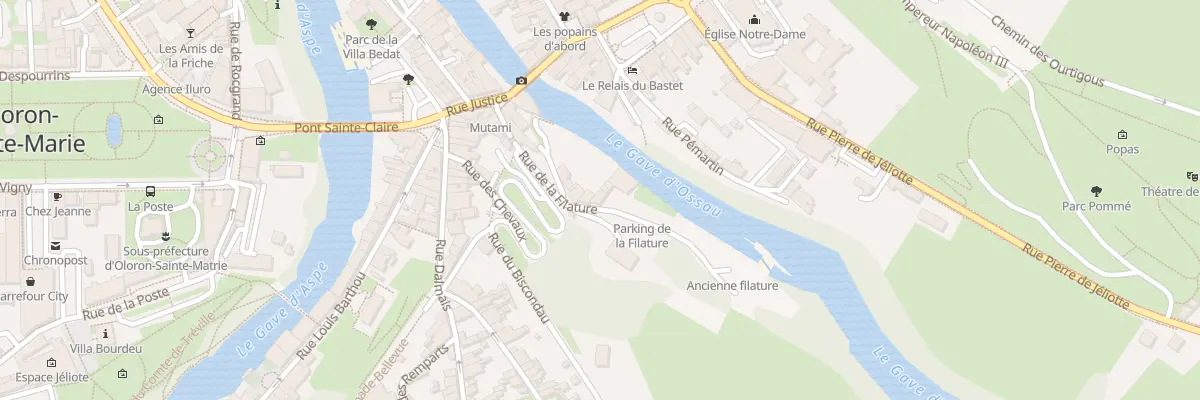 Plan du 7 Rue de la Filature à Oloron-Sainte-Marie