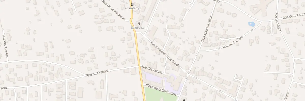 Plan du 61 Rue du Gen de Gaulle à Parempuyre