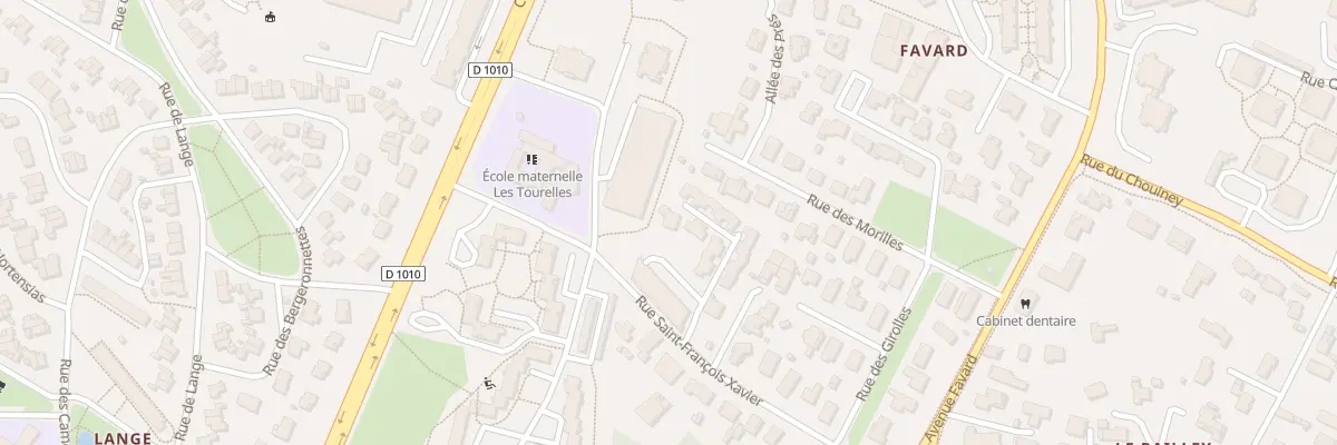 Plan du 16 Rue Saint-François Xavier à Gradignan