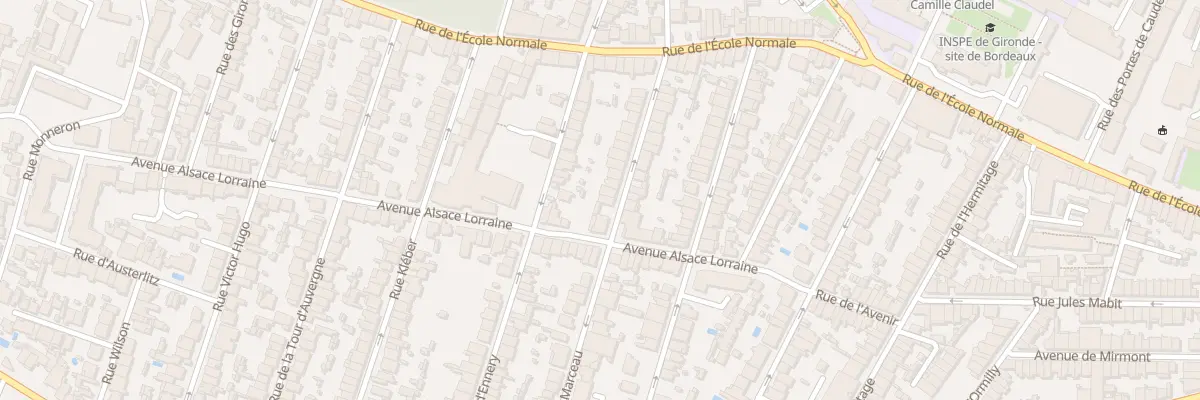 Plan du 27 Rue François Marceau à Bordeaux