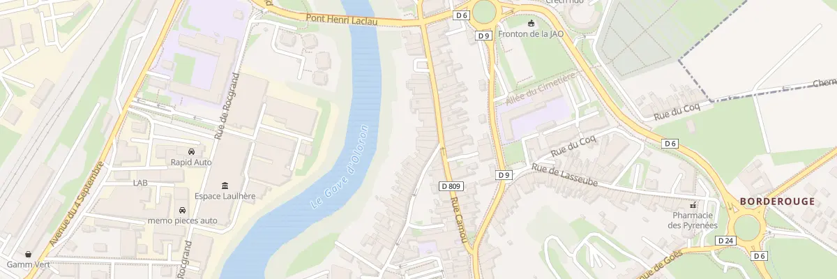 Plan du 37 Rue Camou à Oloron-Sainte-Marie