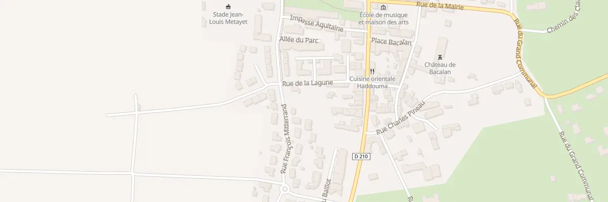 Plan du 37 Rue François Mitterrand à Ludon-Médoc