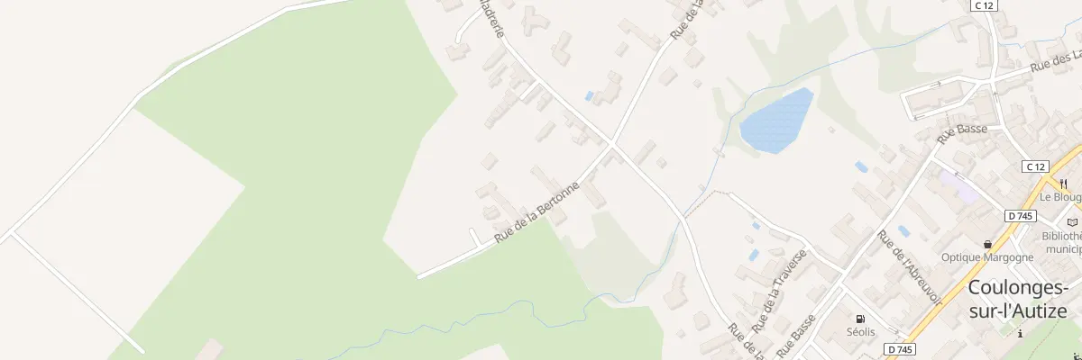 Plan du 3 Rue de la Bertonne à Coulonges-sur-l’Autize
