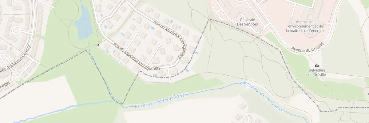 Plan du 21 Rue du Maréchal Montgomery à Angers