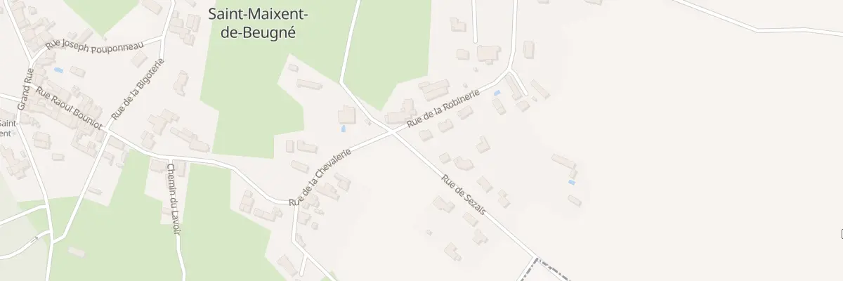 Plan du 2 Rue de la Robinerie à Saint-Maixent-de-Beugné