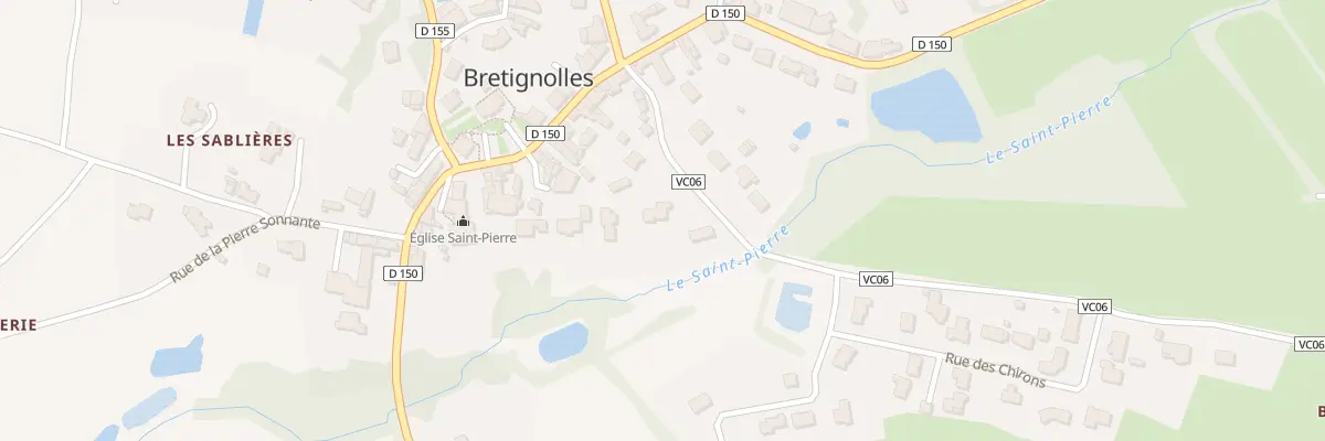 Plan du 8 Rue du Chabot à Bretignolles