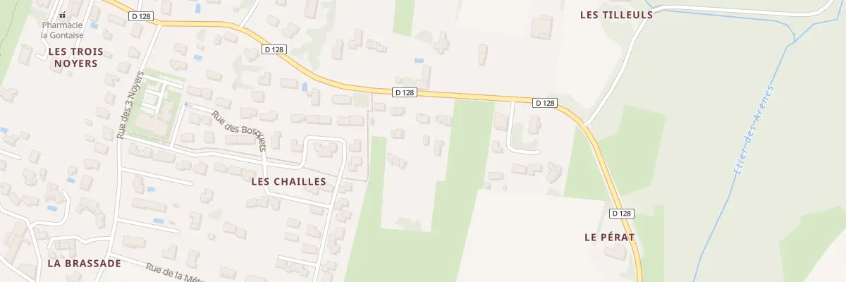 Plan du 26 Rue Frédéric Chopin aux Gonds