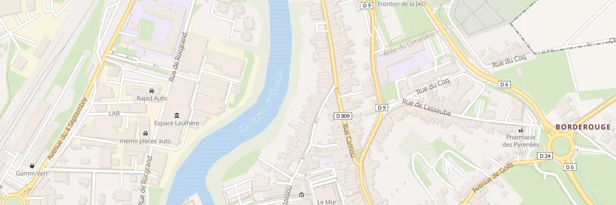 Plan du 71 Rue Palassou à Oloron-Sainte-Marie