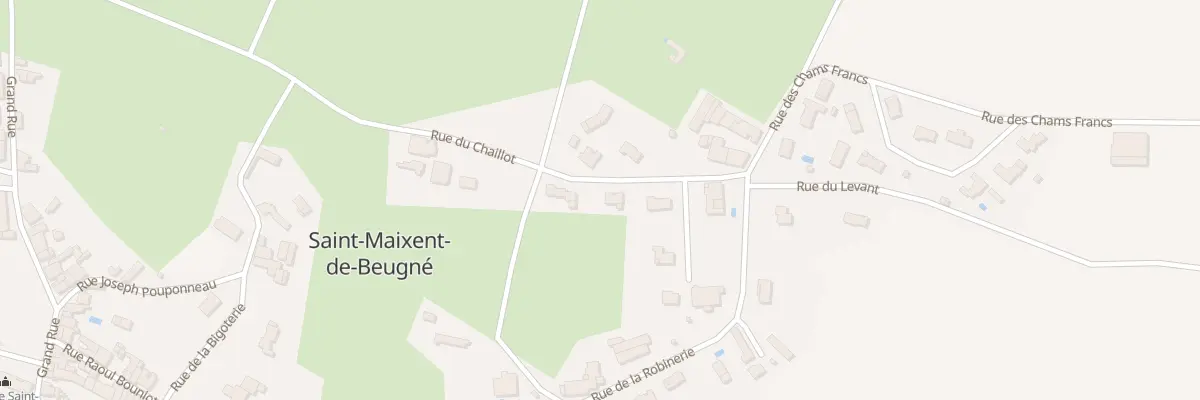 Plan du 9 Rue du Chaillot à Saint-Maixent-de-Beugné