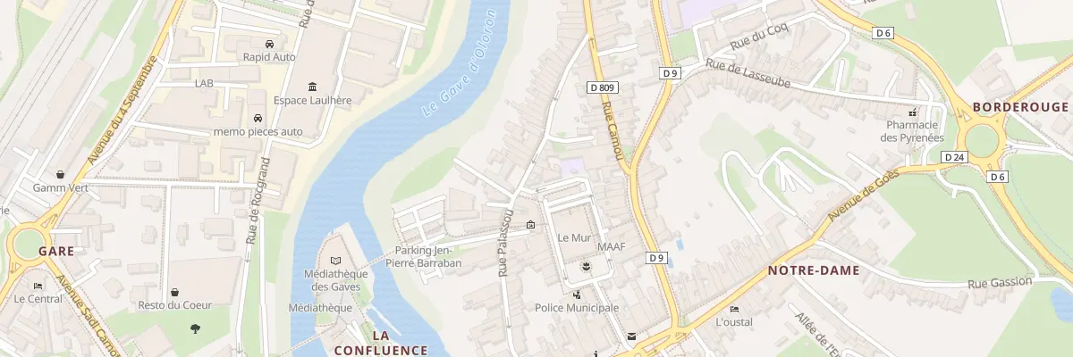 Plan du 38 Rue Palassou à Oloron-Sainte-Marie