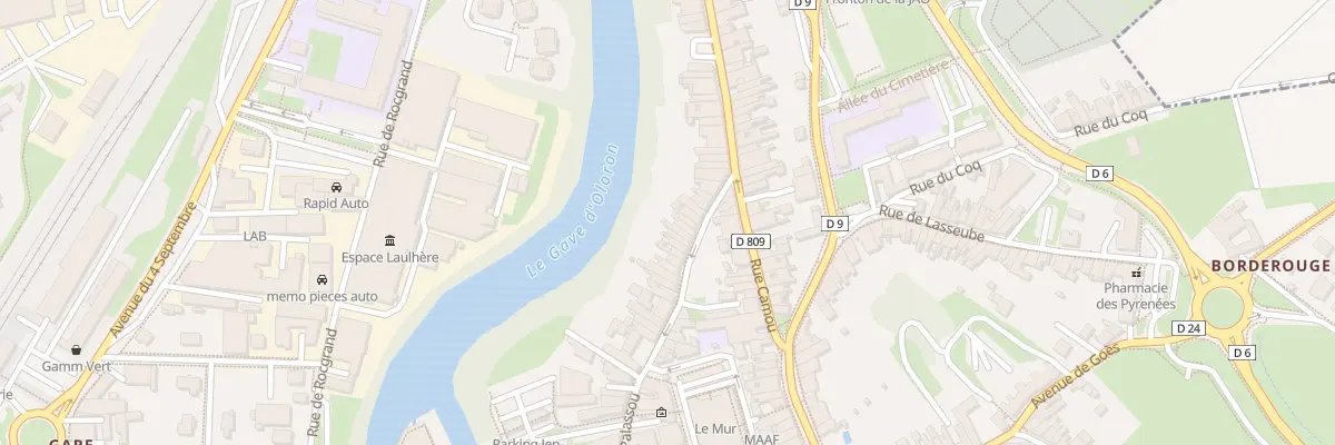 Plan du 67 Rue Palassou à Oloron-Sainte-Marie