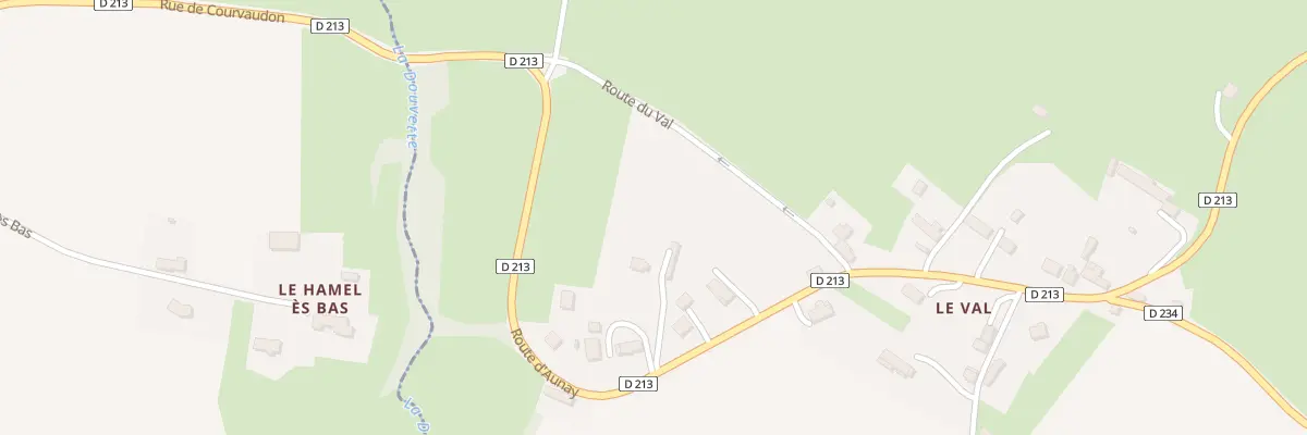 Plan du 5103 Le Val à Courvaudon