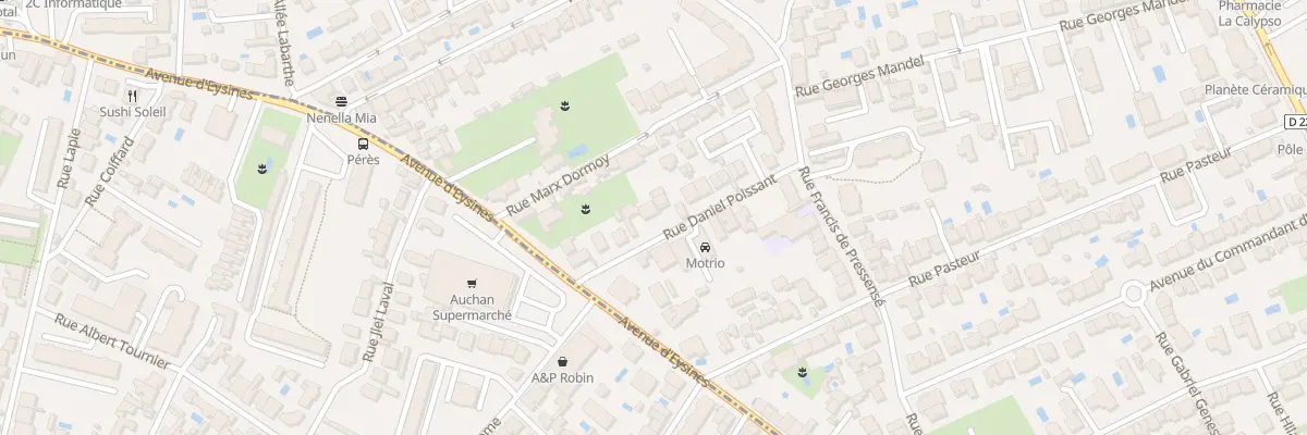 Plan du 23 Rue Poissant au Bouscat