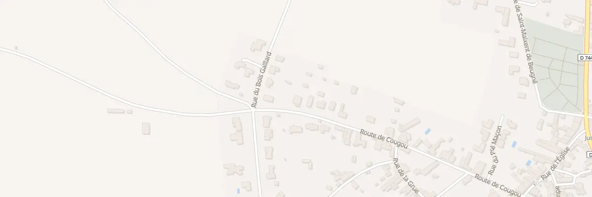 Plan du 36 Rte de Cougou à Coulonges-sur-l’Autize