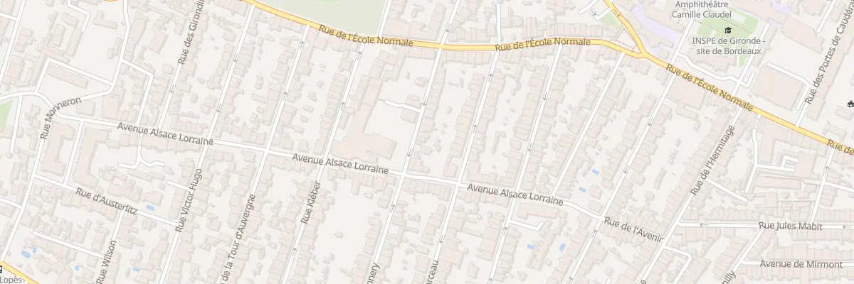 Plan du 30 Rue Robert d’Ennery à Bordeaux