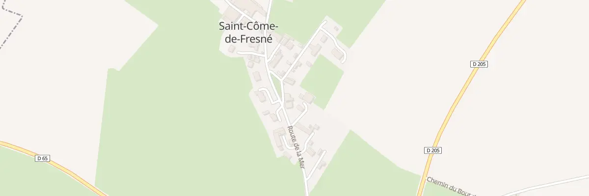 Plan du 16 Rte de la Mer à Saint-Côme-de-Fresné