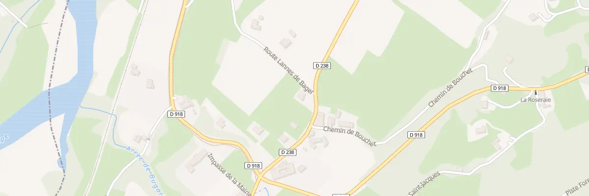 Plan du 9269 Rte Lannes de Bager à Lurbe-Saint-Christau