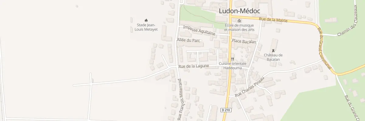 Plan du 41 Rue François Mitterrand à Ludon-Médoc