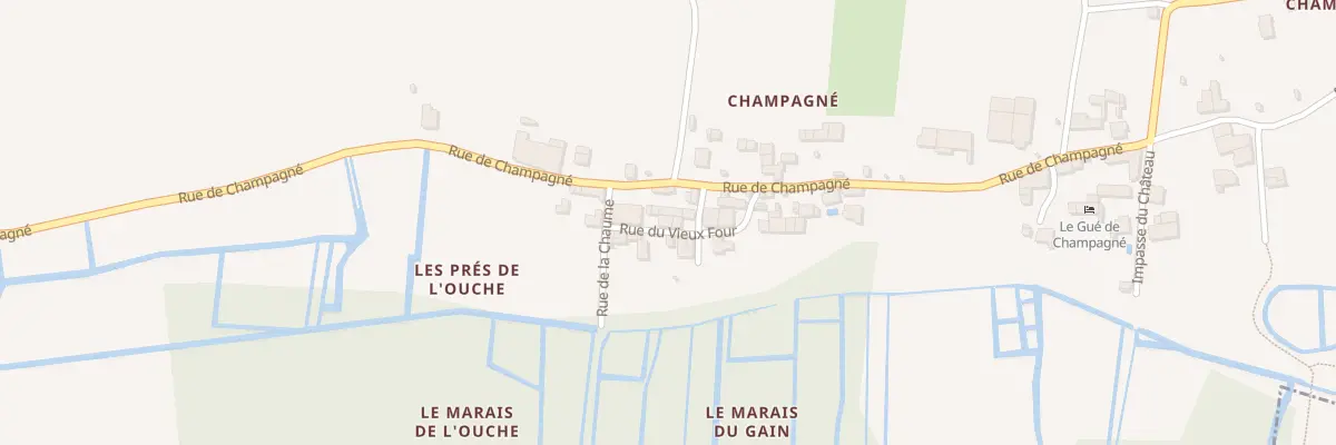 Plan du 9 Rue du Vieux Four à Torxé