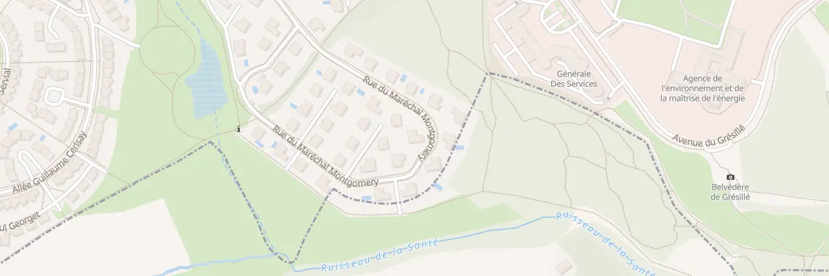 Plan du 8 Rue du Maréchal Montgomery à Angers