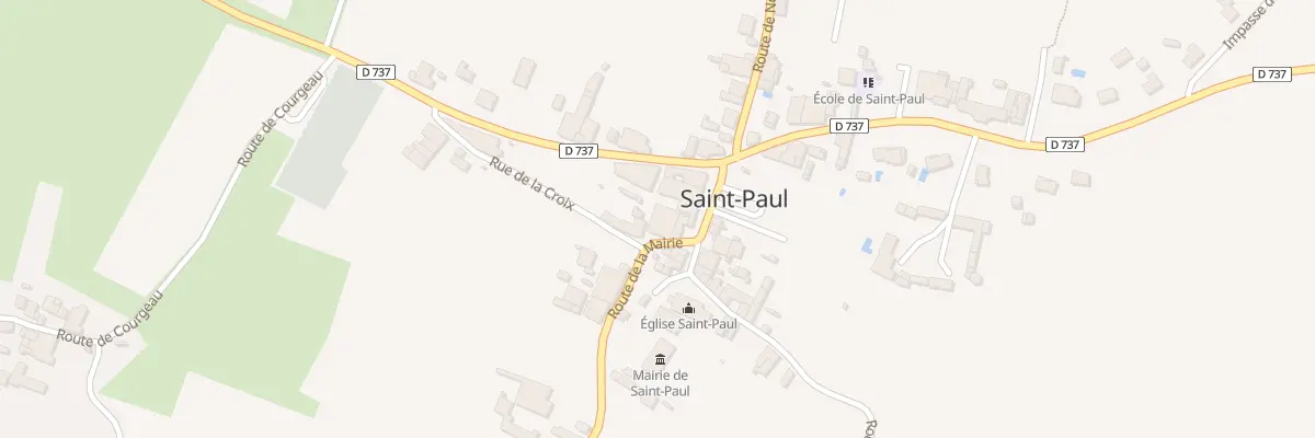 Plan du 73 Le Bourg Ouest à Saint-Paul
