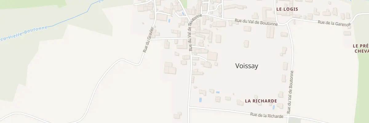Plan du 5 Rue du Gravier à Voissay