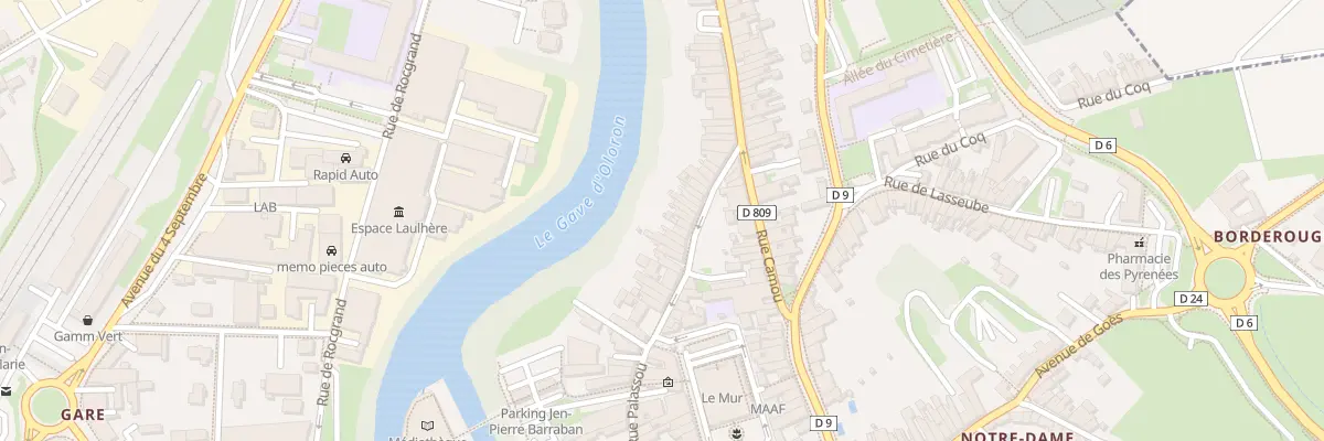 Plan du 59 Rue Palassou à Oloron-Sainte-Marie