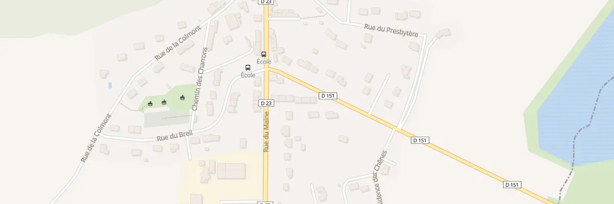 Plan du 10 Rue du Pontceau à La Haie-Traversaine