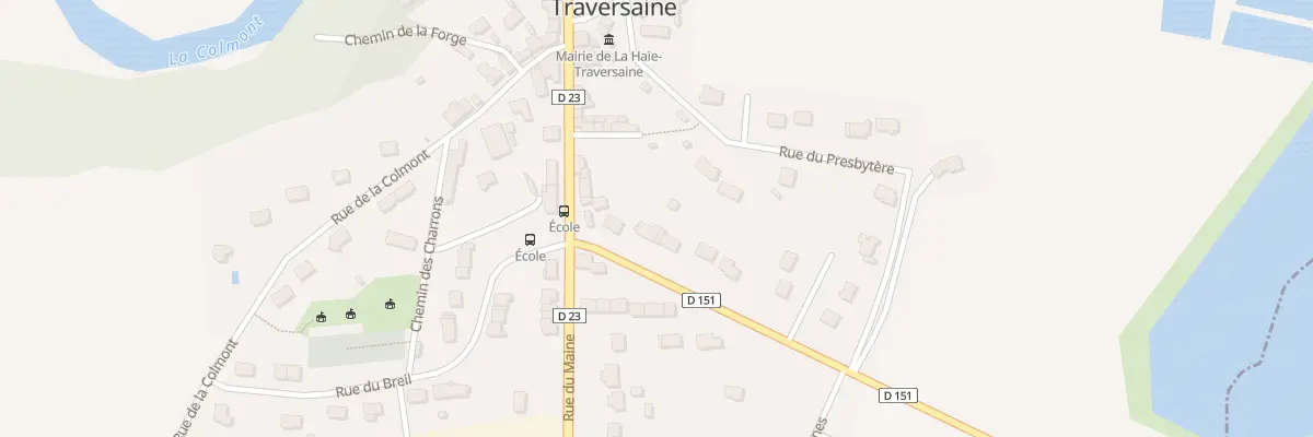 Plan du 5 Rue du Pontceau à La Haie-Traversaine