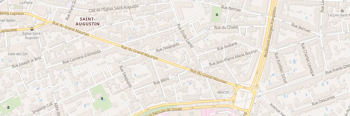 Plan du 41 Rue du Grand Maurian à Bordeaux