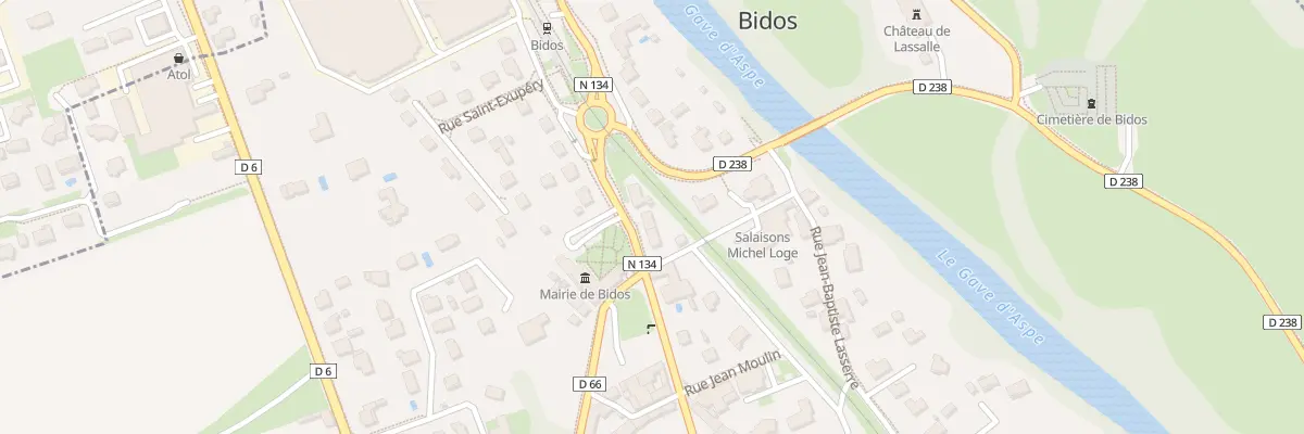 Plan du 33 Av d’Espagne à Bidos