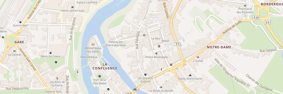 Plan du 24 Rue Palassou à Oloron-Sainte-Marie