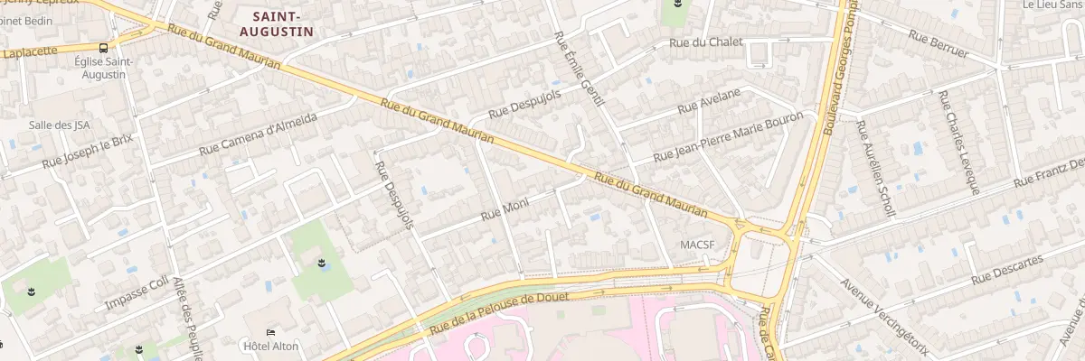 Plan du 32 Rue du Grand Maurian à Bordeaux