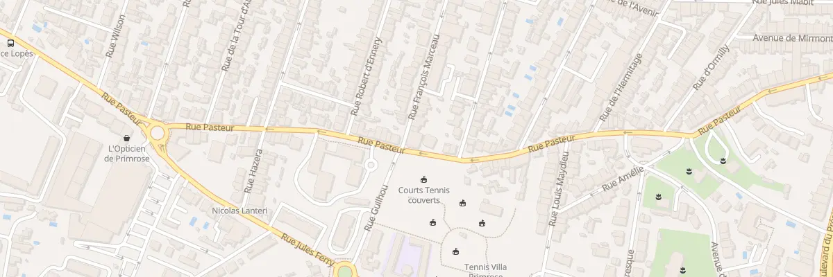 Plan du 103 Rue Pasteur à Bordeaux