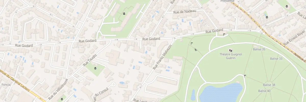 Plan du 30 Rue Godard à Bordeaux