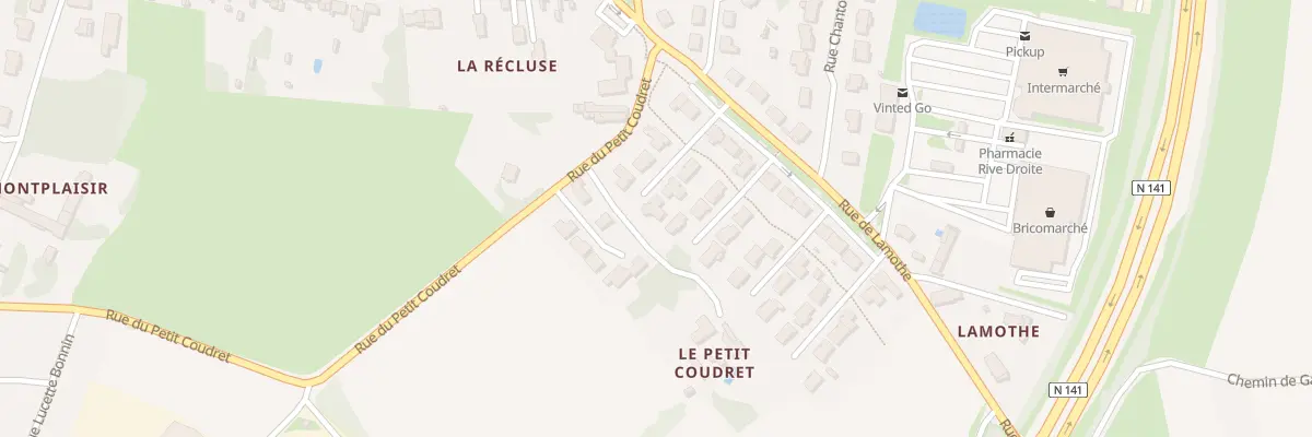 Plan du 2 All Guillaume Apollinaire à Saintes