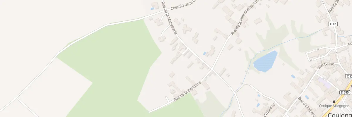 Plan du 23B Rue de la Maladrerie à Coulonges-sur-l’Autize