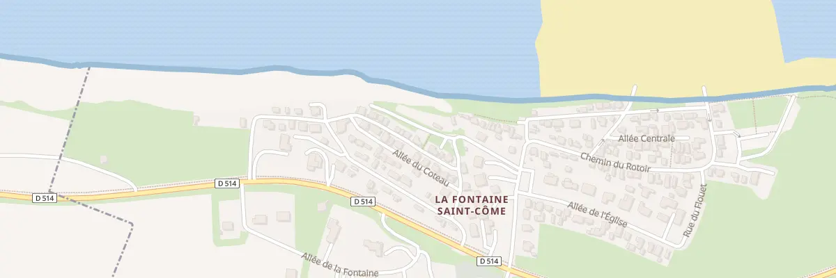 Plan du 9 All du Beau Site à Saint-Côme-de-Fresné
