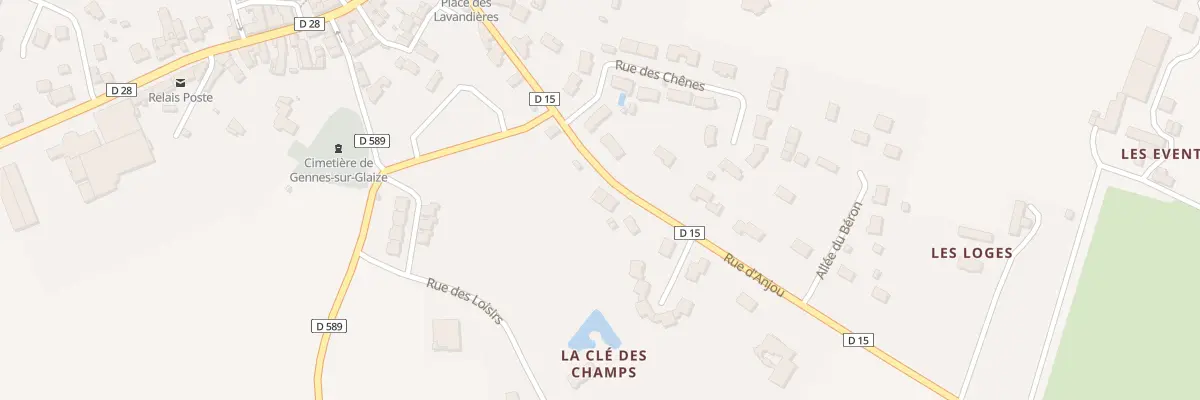 Plan du 12 Rue d’Anjou à Gennes-Longuefuye