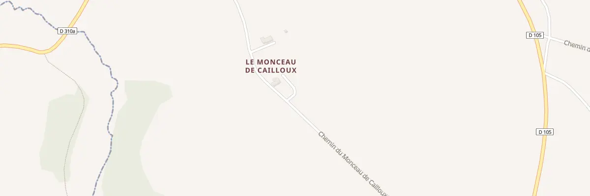 Plan du 3 Che du Monceau Cailloux La Cha à Condé-en-Normandie
