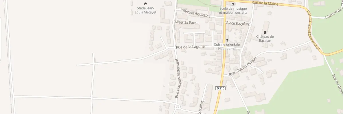 Plan du 32 Rue François Mitterrand à Ludon-Médoc
