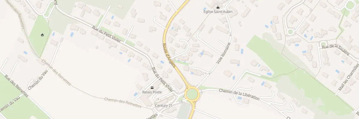Plan du 2 Rue de l’Ecureuil Roux à Bouchemaine