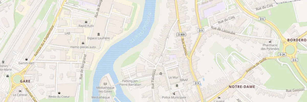 Plan du 45 Rue Palassou à Oloron-Sainte-Marie