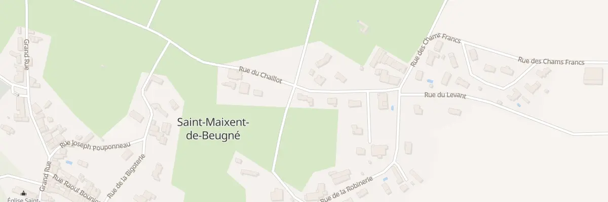 Plan du 11 Rue du Chaillot à Saint-Maixent-de-Beugné