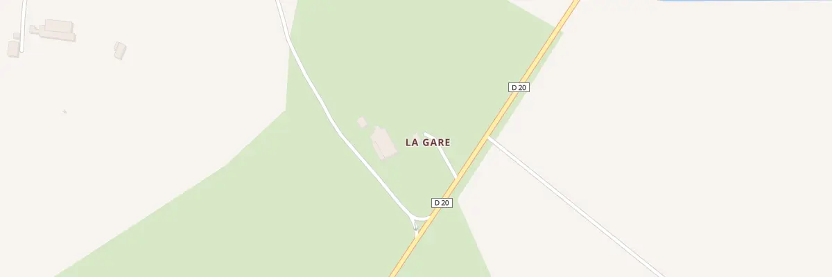 Plan du 1 La Gare à Arquenay