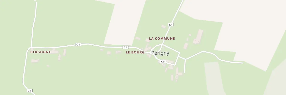 Plan du 5027 Les Crettes à Périgny